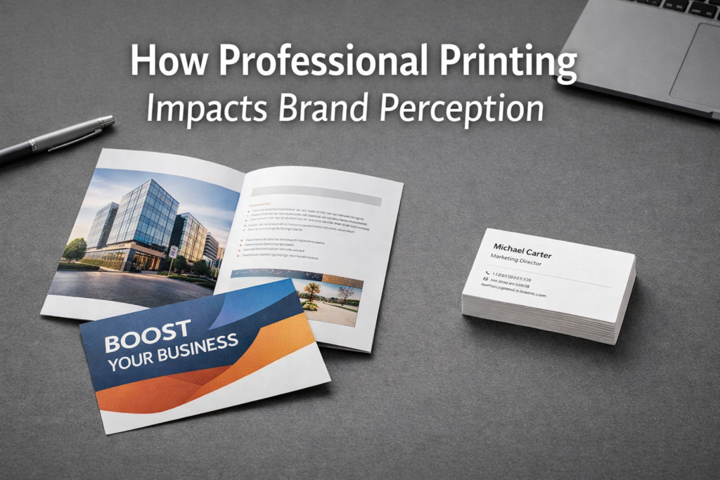 Professional printing impacts brand perception