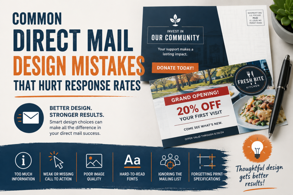 Direct Mail Design Mistakes